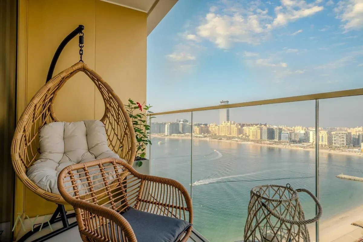Apartmán Your Beachside Escape Grand Bleu By Elie Saab Dubaj